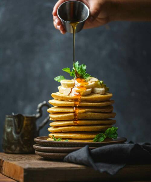 Glutenvrije bananen pancakes